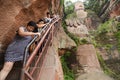 Leshan Giant Buddha in Mt.Emei Royalty Free Stock Photo